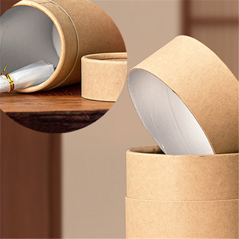 Coffee Tea Containers - 1 Buah Tabung Karton Kraft Baru