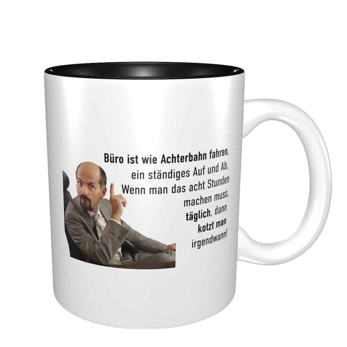 Coffee And Tea Quotes Funny - Stromberg Office Wisdom Quote Mug Cangkir