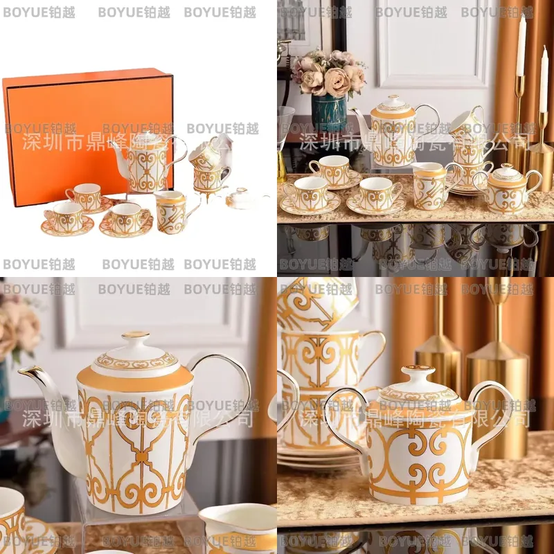 Coffee Tea Gift Set - Set Cangkir dan Piring Kopi Keramik