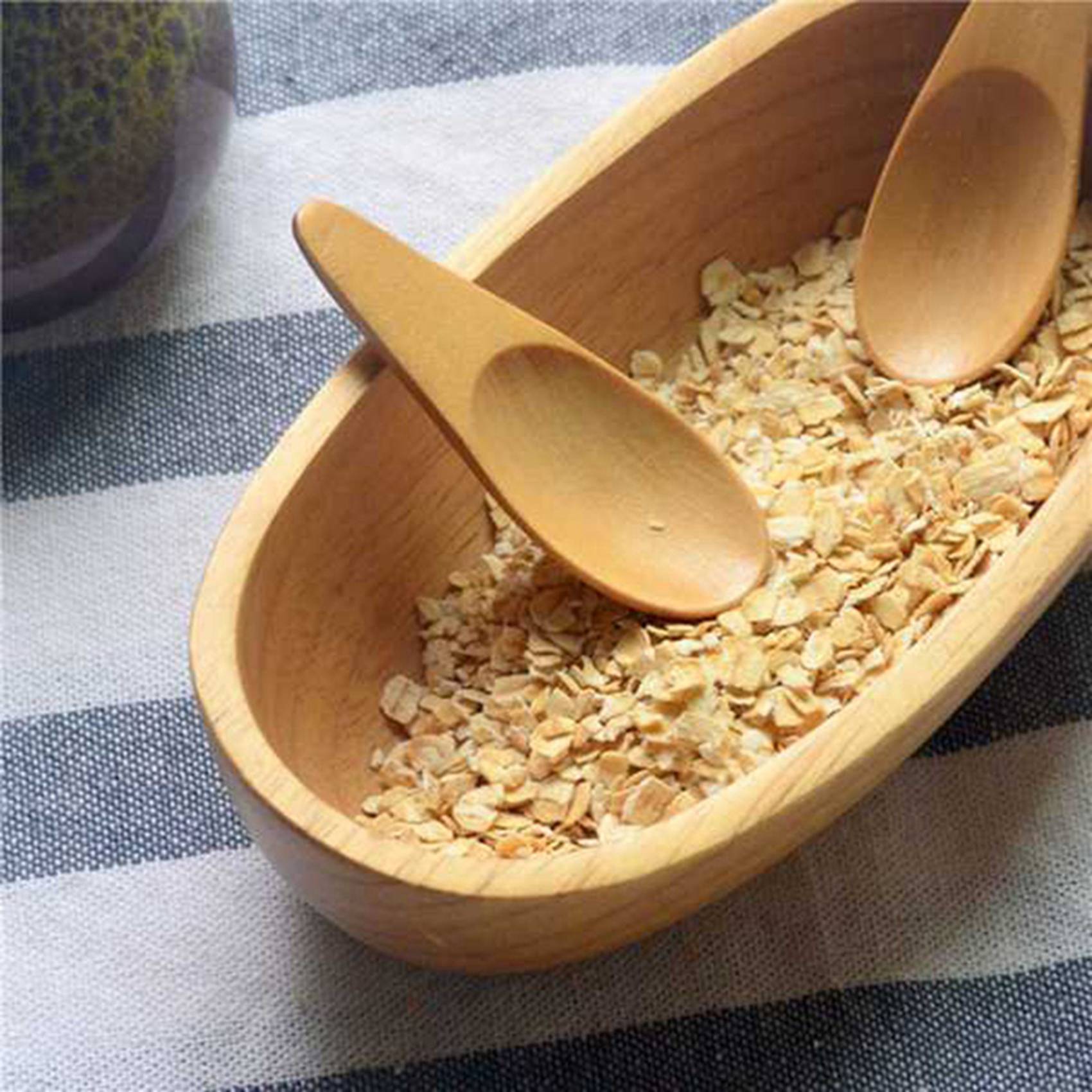 Coffee Tea Etc - A04G-10 Buah Sendok Kayu Mini Sendok