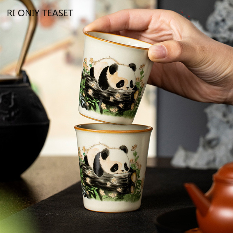 Coffee Tea Set Up - 1 Buah Cangkir Teh Keramik Ru