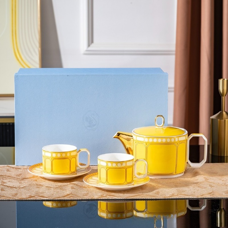 Coffee Tea Gift Set - Set Cangkir Kopi, Piring, dan Teko
