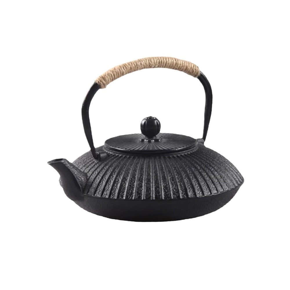 Cast Iron Teapot - Teko Teh Besi Cor 800ml Bentuk