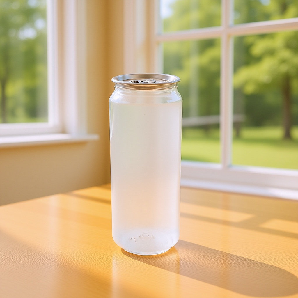 Coffee Tea Bottle - 5 buah kaleng minuman bening, botol