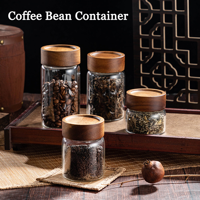 Coffee Tea Containers - Rak Penyimpanan Tabung Kopi, Rak Pajangan