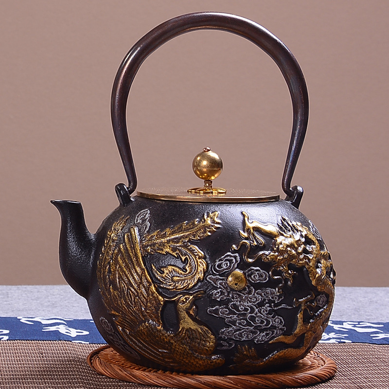 Cast Iron Teapot - 1.4 Teko Teh Jepang Seri Lukis