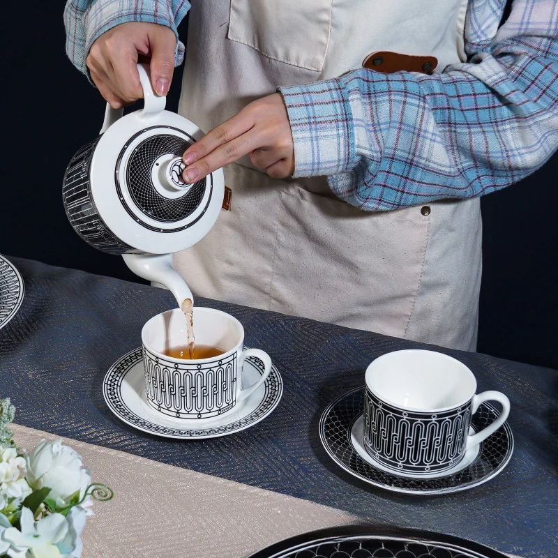 Coffee Tea Gift Set - Set Teh Gaya Eropa Sederhana, Cangkir