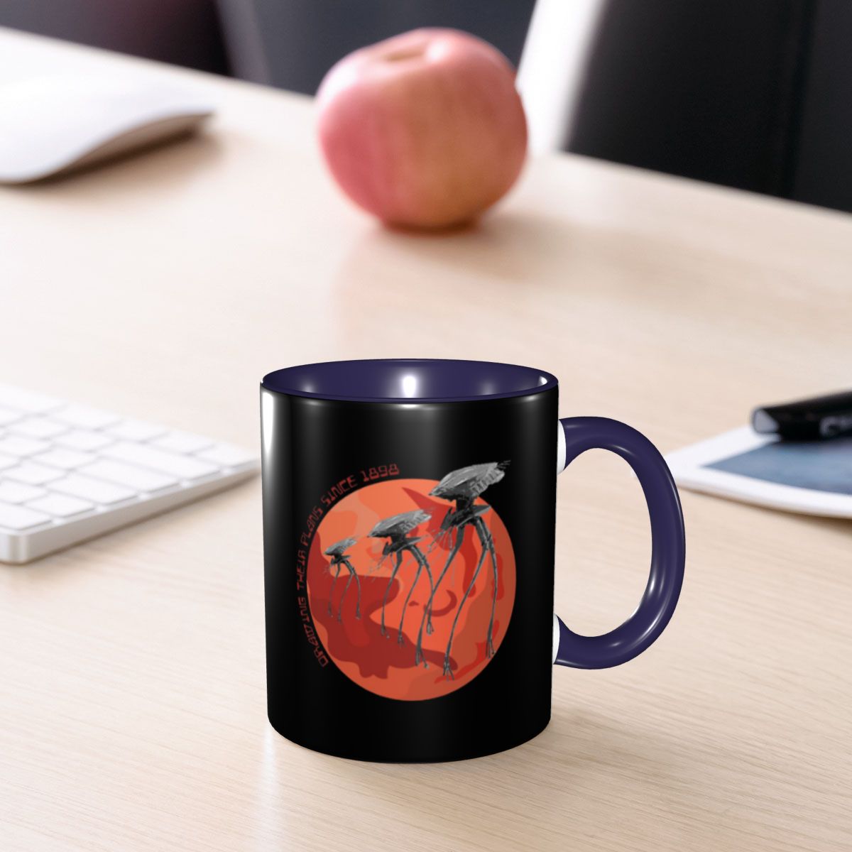 Coffee Tea Drawing - War Of The Worlds Merancang Rencana