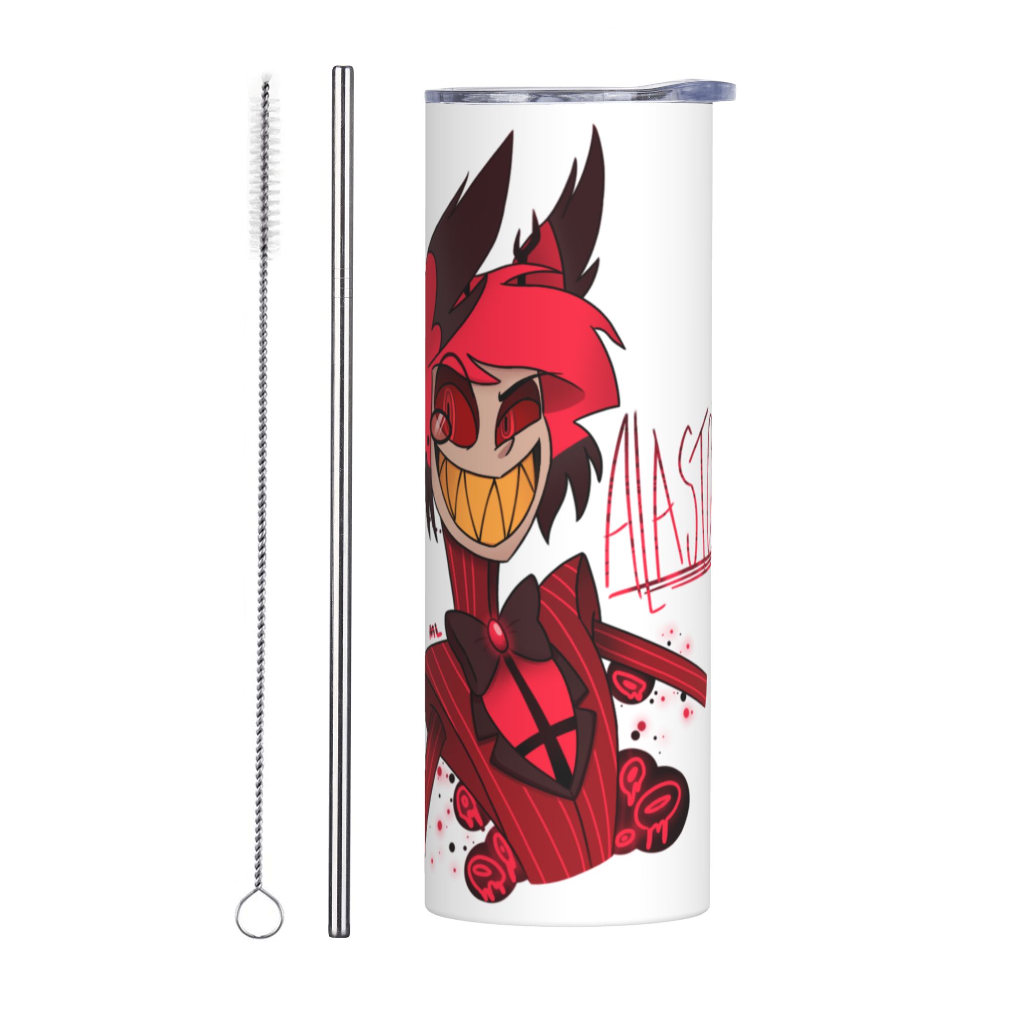 Double Wall Mug - Mug Vakum Isolasi Dinding Ganda Hazbin