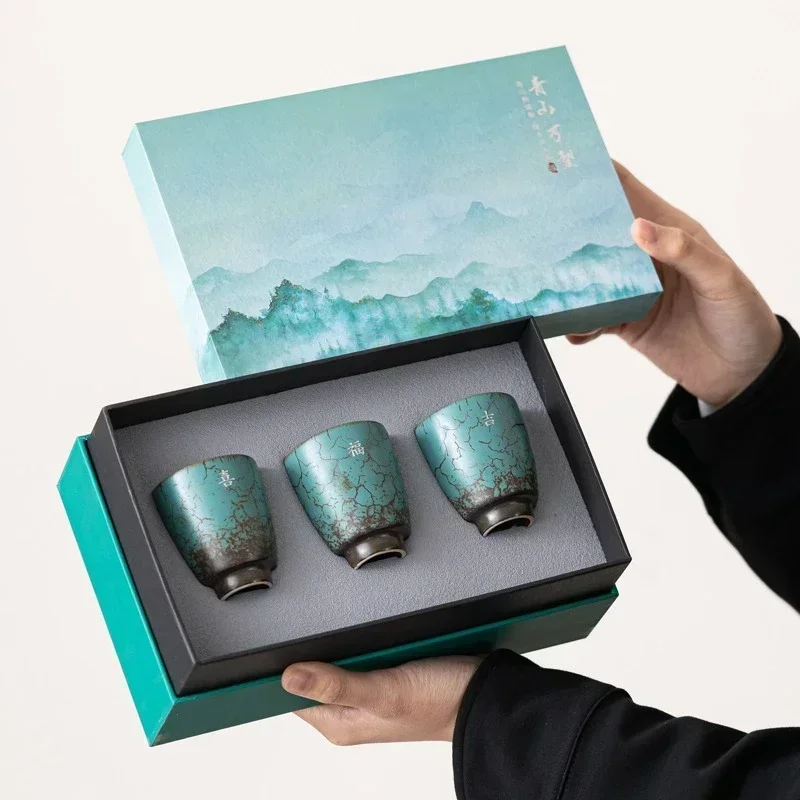 Coffee Tea Gift Set - Kotak hadiah, cangkir Espresso, cangkir teh