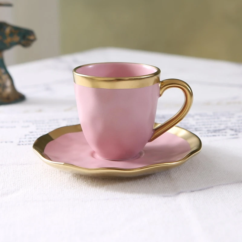 Coffee Tea Game - Set cangkir dan piring kopi kecil