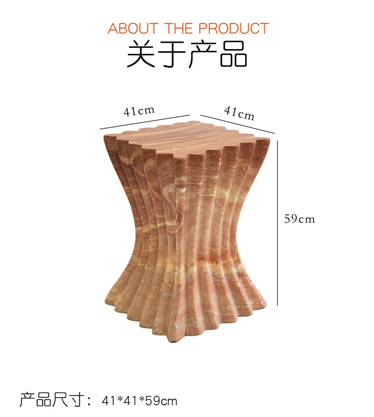 Coffee & Tea Phúc Long - Meja Kopi Bergaya b11-7.2 Imitasi Travertine