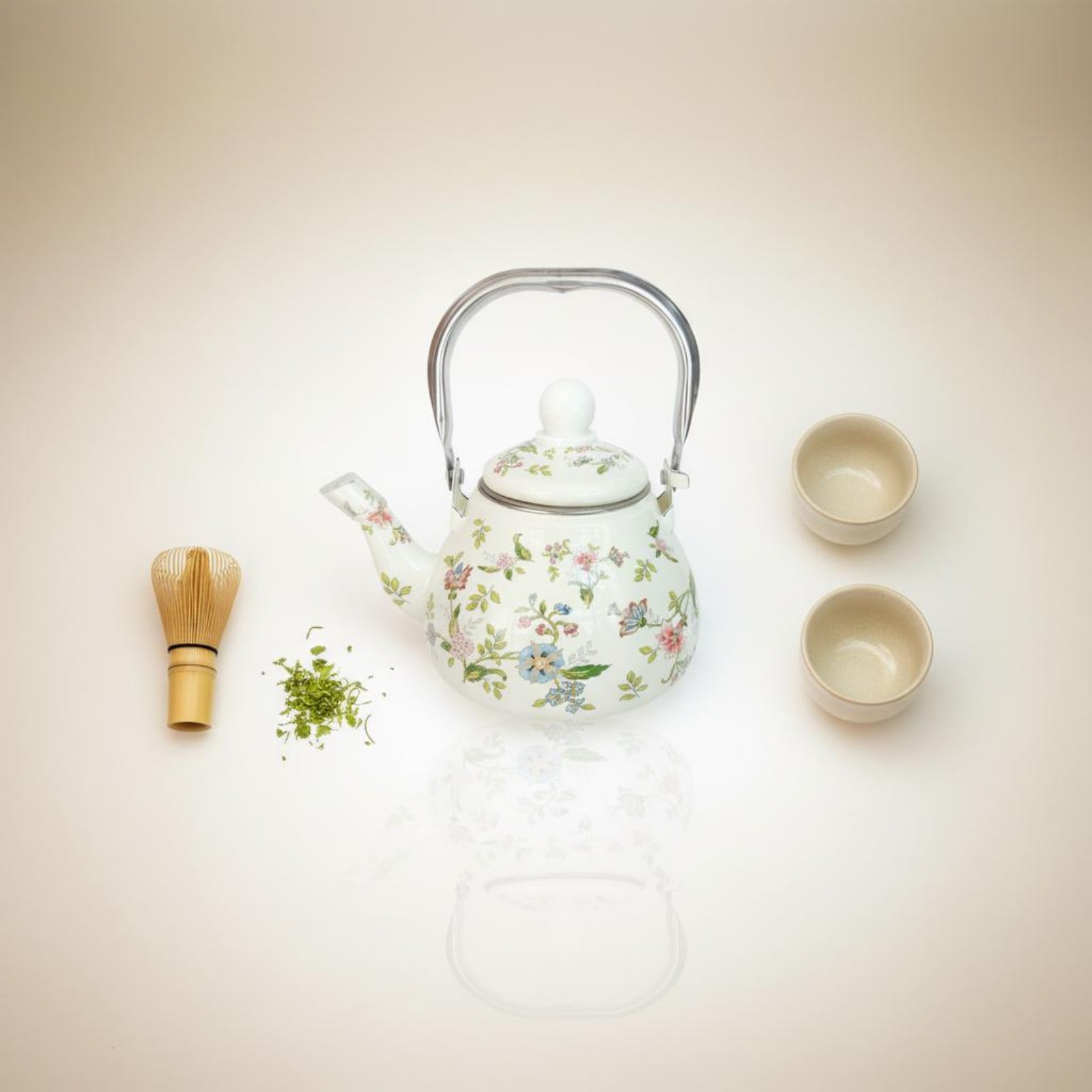 Teko Teh Enamel Aman untuk Kom - Cast Iron Teapot ulasan dan harga
