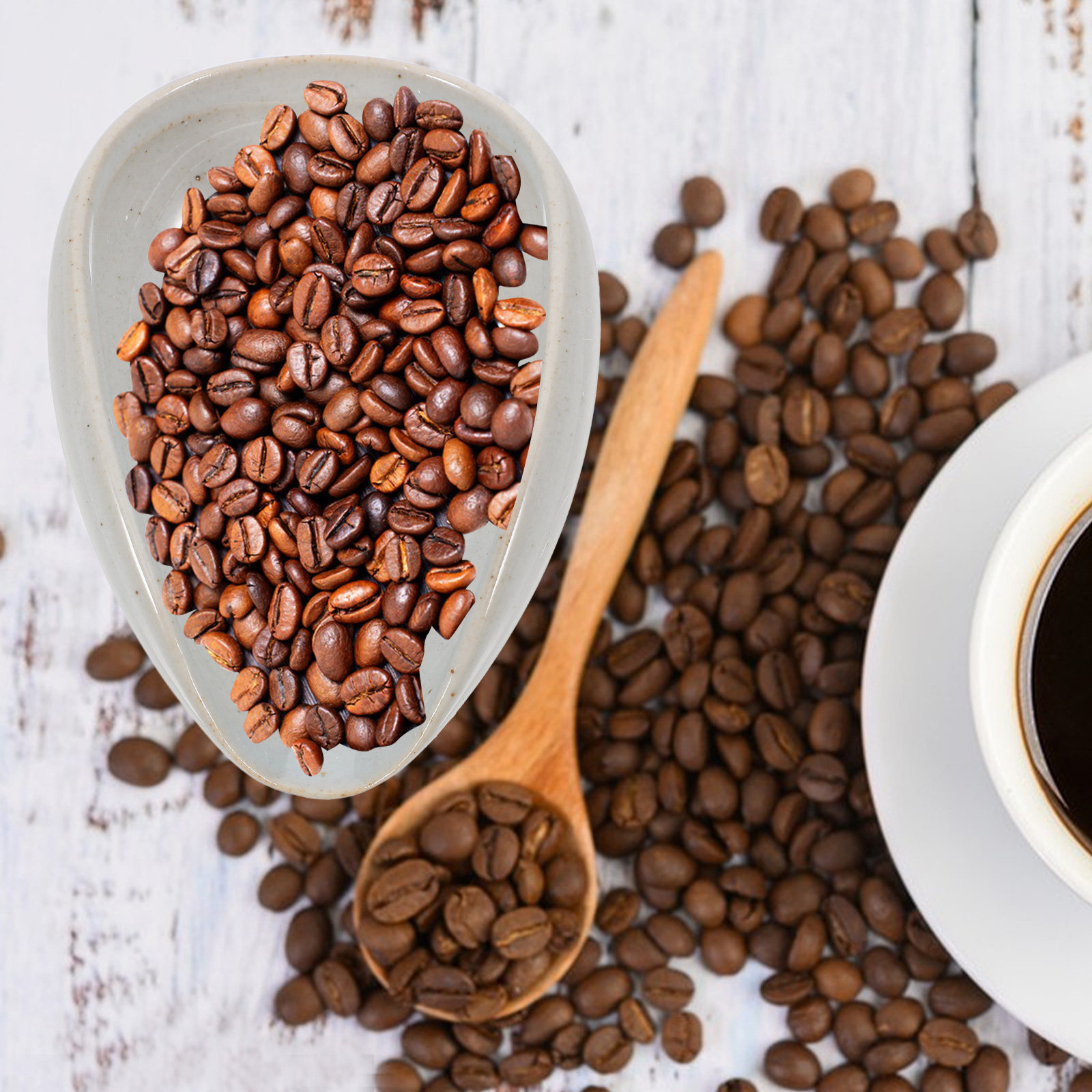 Nampan Dosis Biji Kopi Keramik - Coffee Tea Leaf ulasan dan harga