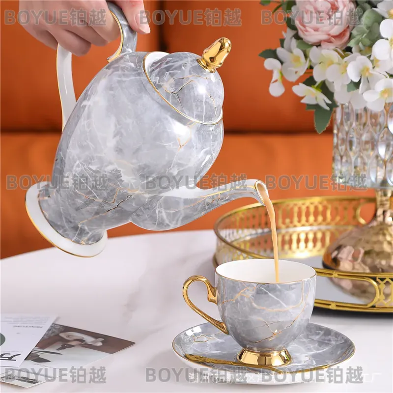 Set Cangkir Kopi dan Piring Bo - Coffee Tea Gift Set ulasan dan harga