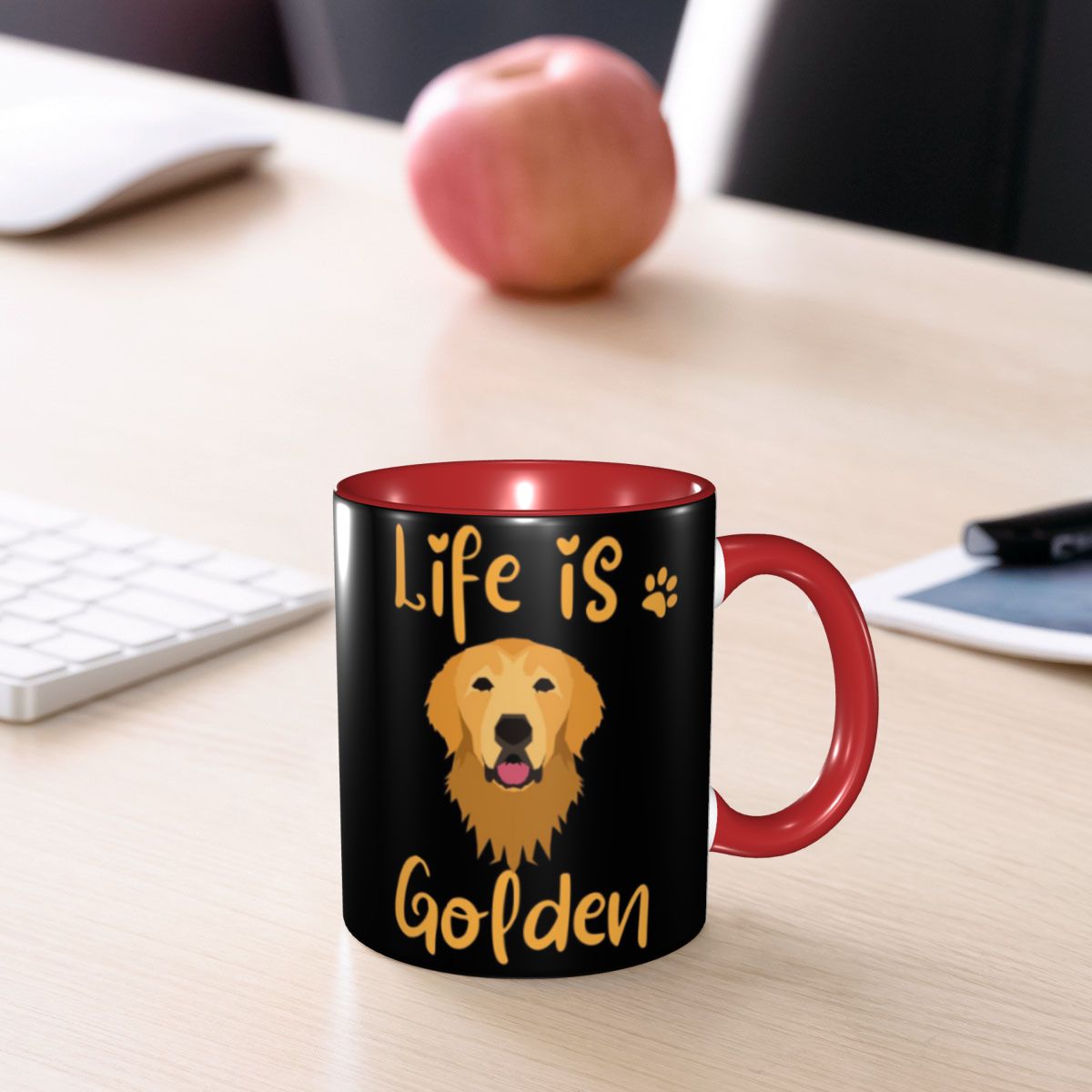 GOLDEN RETRIEVER Quote Mug Can - Coffee And Tea Quotes Funny ulasan dan harga