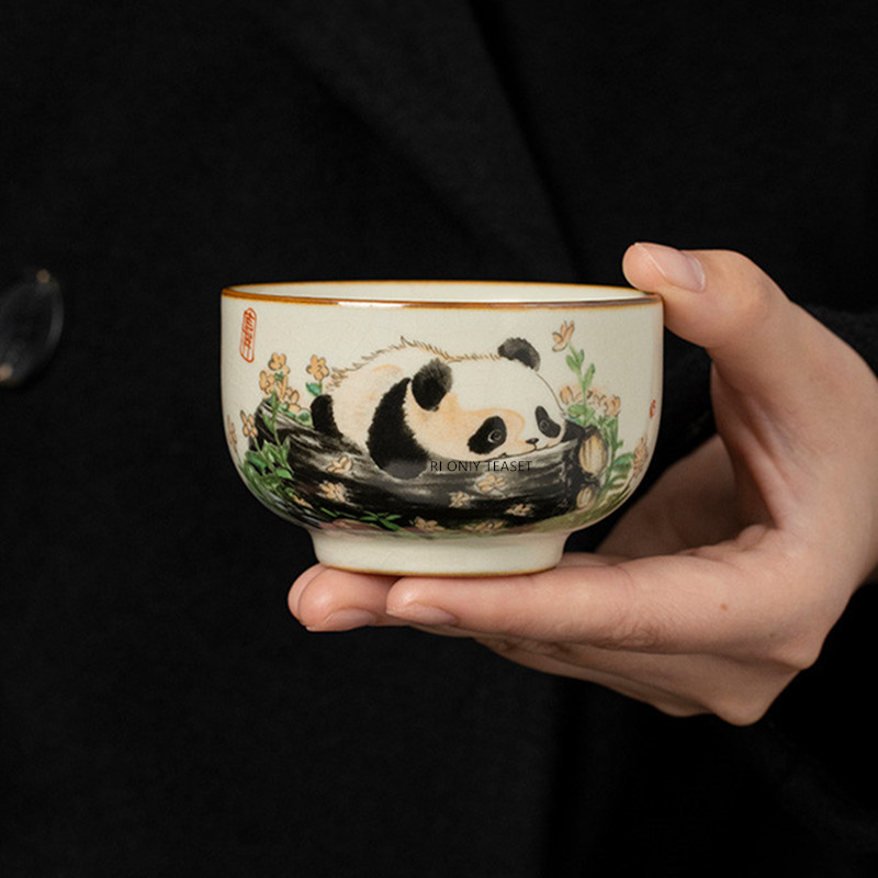 1 Buah Cangkir Teh Keramik Ru  - Coffee Tea Set Up ulasan dan harga