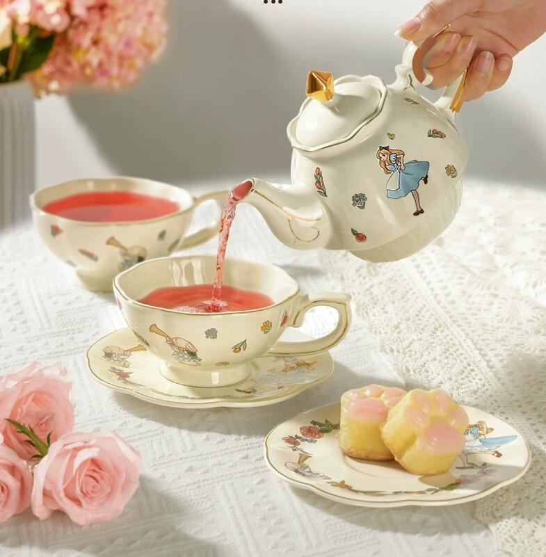 Set Teh dan Kopi Keramik Alice - Best Tea Coffee ulasan dan harga