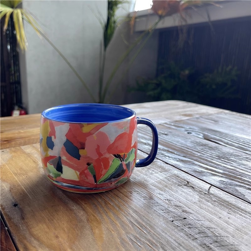 Lukisan Minyak Mug Keramik Mug - Best Tea Coffee ulasan dan harga