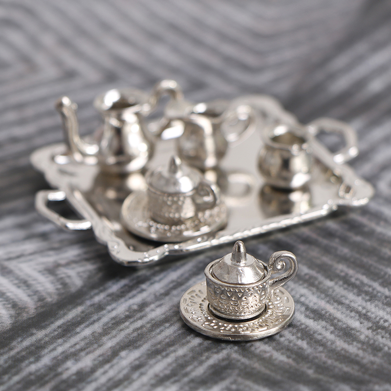 10 buah/Set 1/12 miniatur ruma - Coffee Tea Gift Set ulasan dan harga