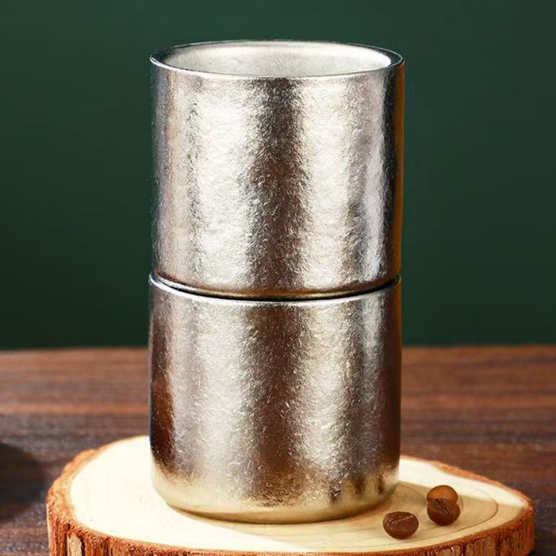 Mug Kopi Mini Dinding Ganda Ti - Double Wall Mug ulasan dan harga