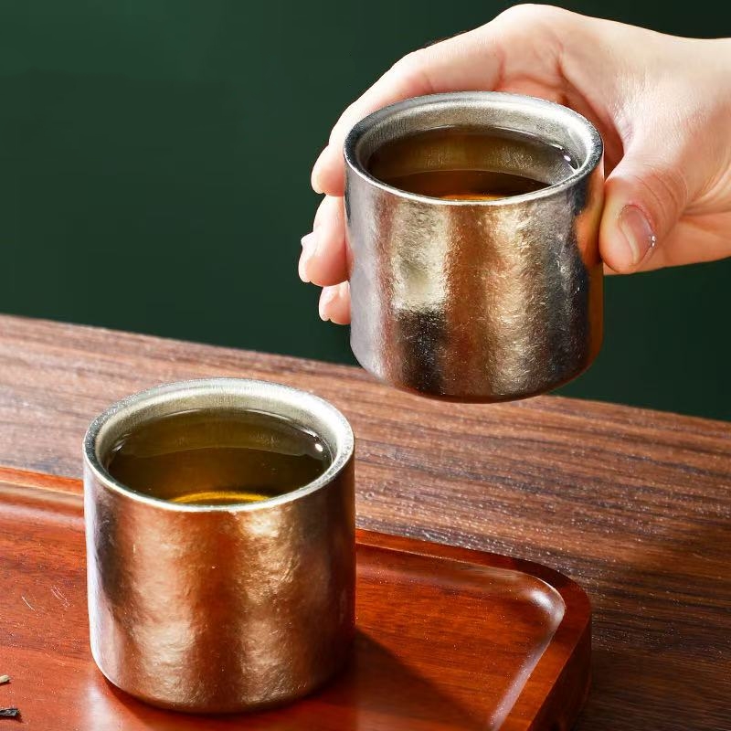 Mug Kopi Mini Dinding Ganda Ti - Double Wall Mug ulasan dan harga