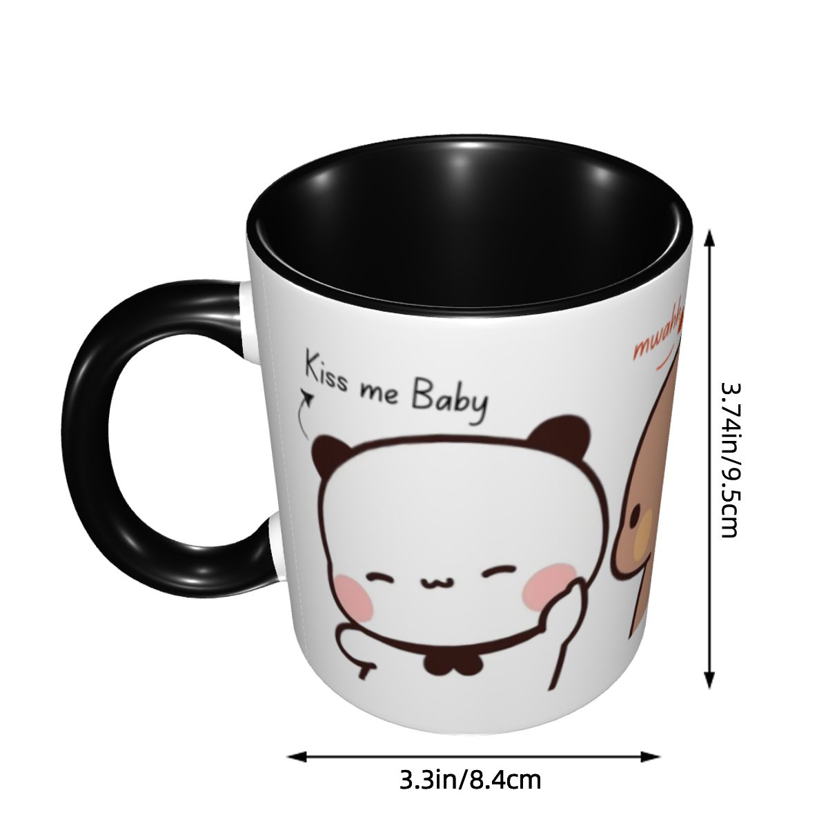 Mug Kopi Keramik DIY Pasangan  - Coffee Tea You And Me ulasan dan harga