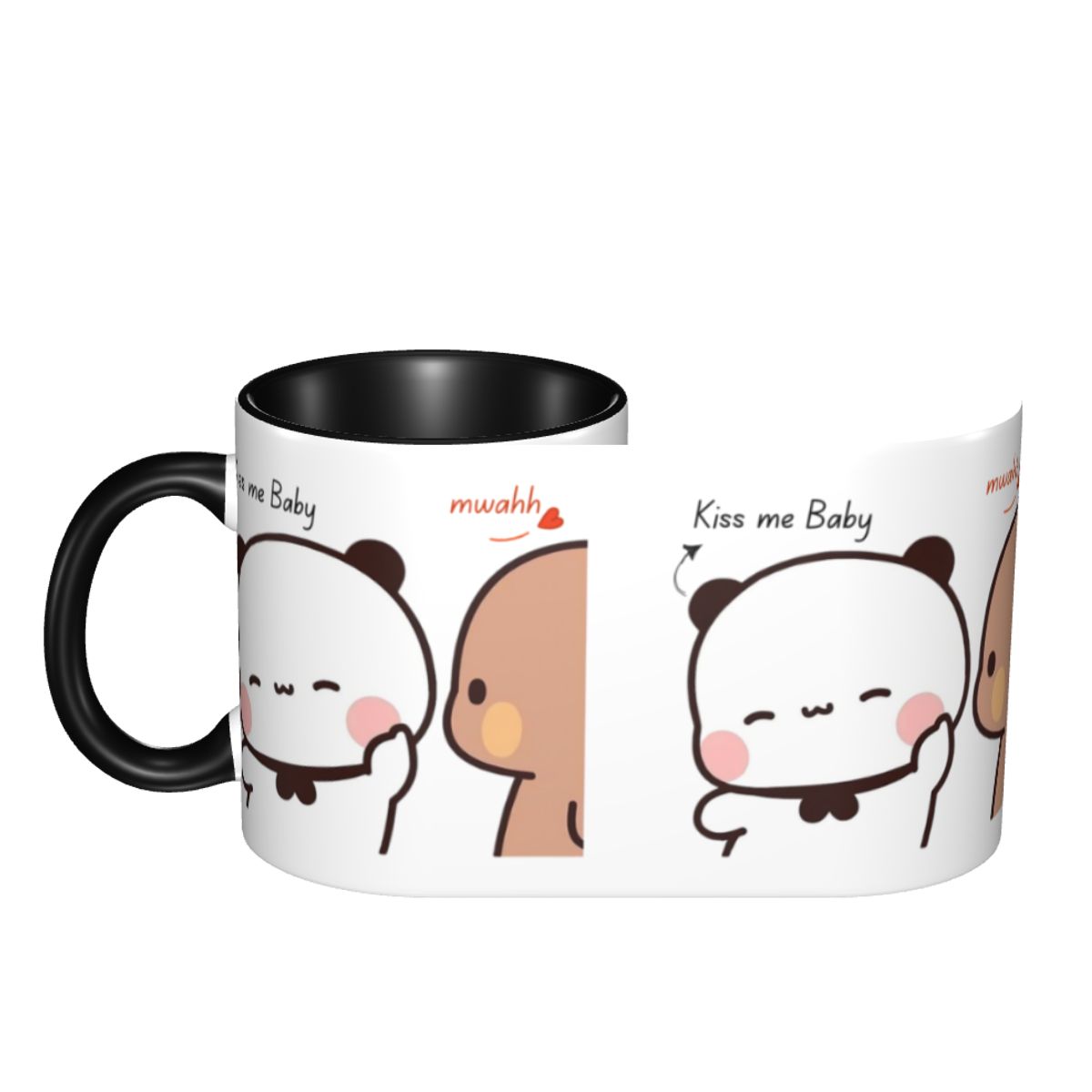 Mug Kopi Keramik DIY Pasangan  - Coffee Tea You And Me ulasan dan harga