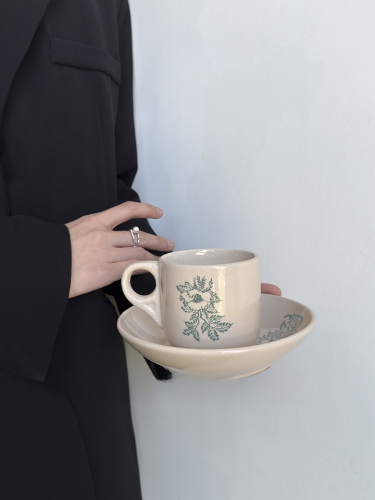 Cangkir Kopi Keramik Daun Hija - Coffee Tea Leaf ulasan dan harga