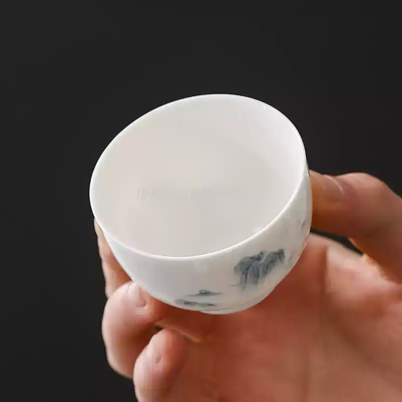 4 Buah Cangkir Teh Mini Kerami - Coffee Tea Set Up ulasan dan harga