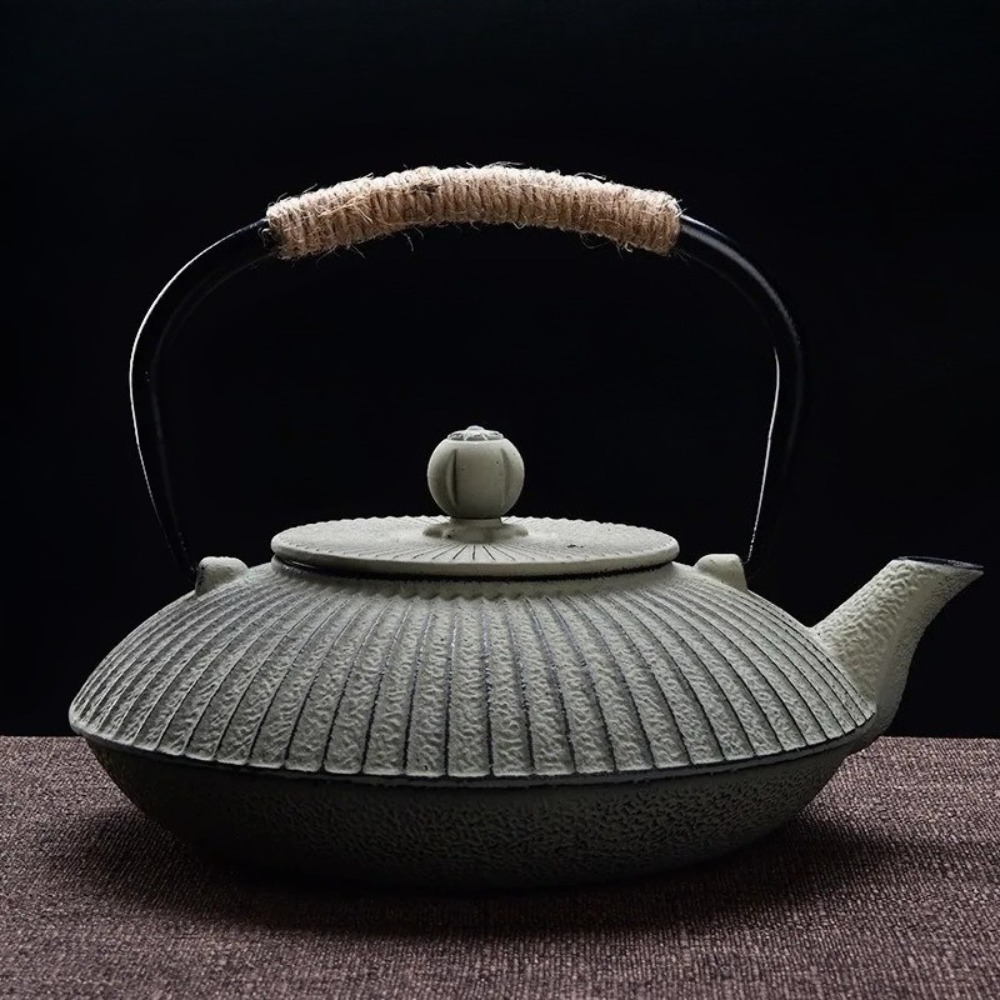 Teko Teh Besi Cor 800ml Bentuk - Cast Iron Teapot ulasan dan harga