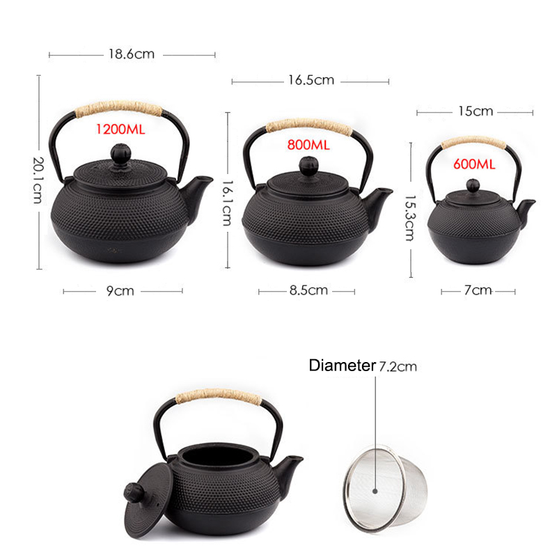 Ketel Teh Besi Jepang Upor den - Cast Iron Teapot ulasan dan harga
