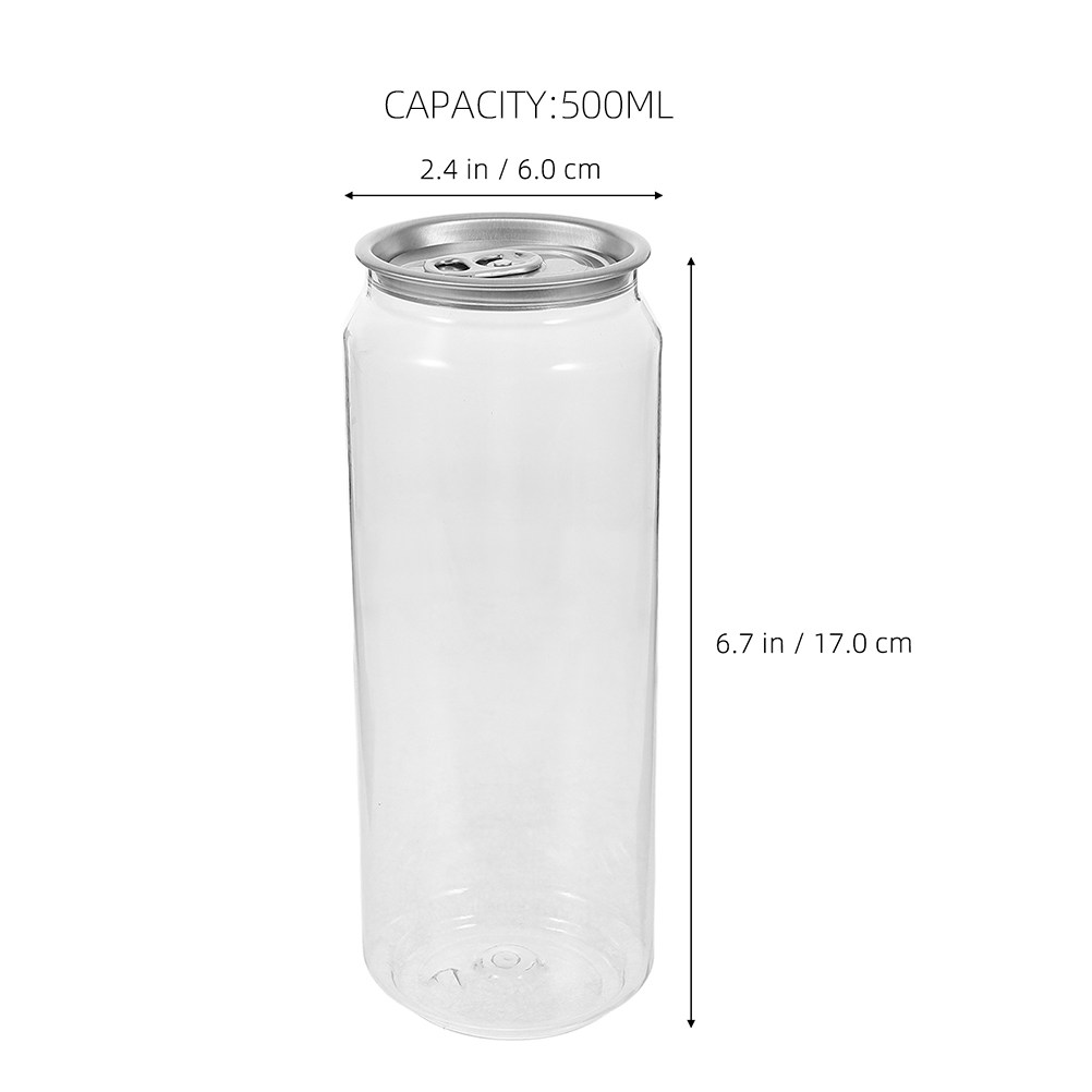5 buah kaleng minuman bening,  - Coffee Tea Bottle ulasan dan harga