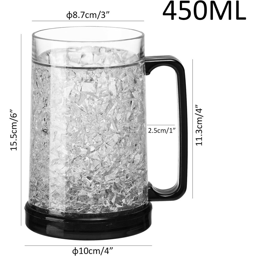 Gelas Es Gel Dinding Ganda, Tr - Double Wall Mug ulasan dan harga