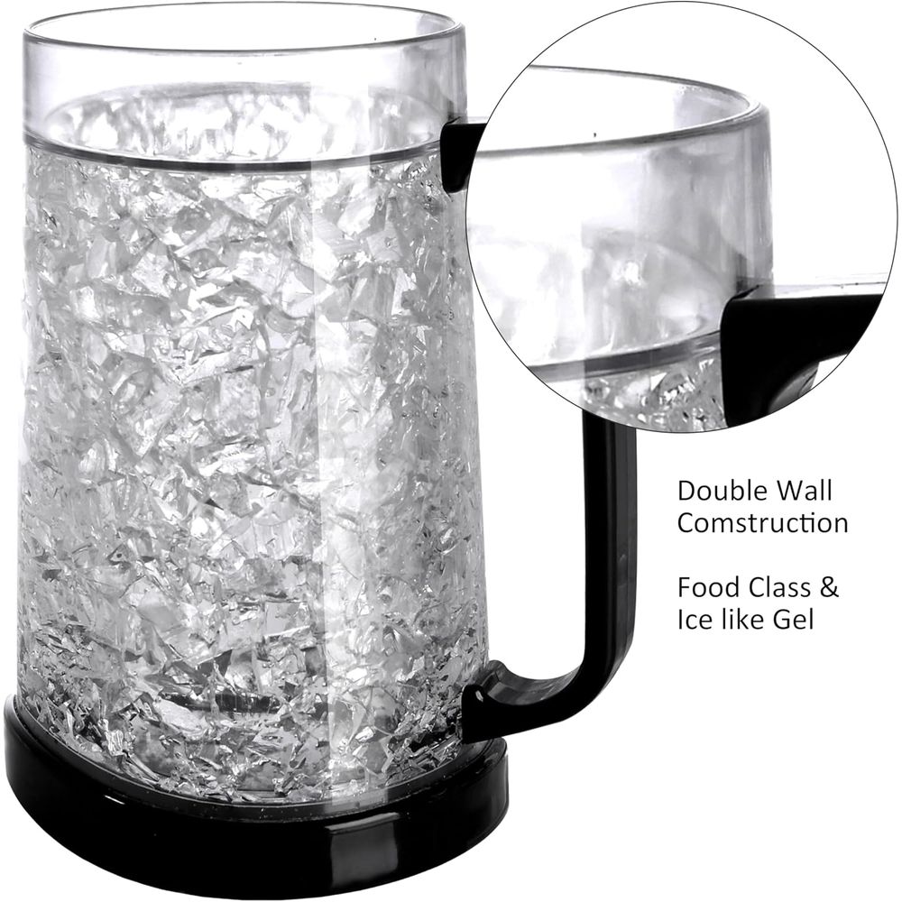 Gelas Es Gel Dinding Ganda, Tr - Double Wall Mug ulasan dan harga