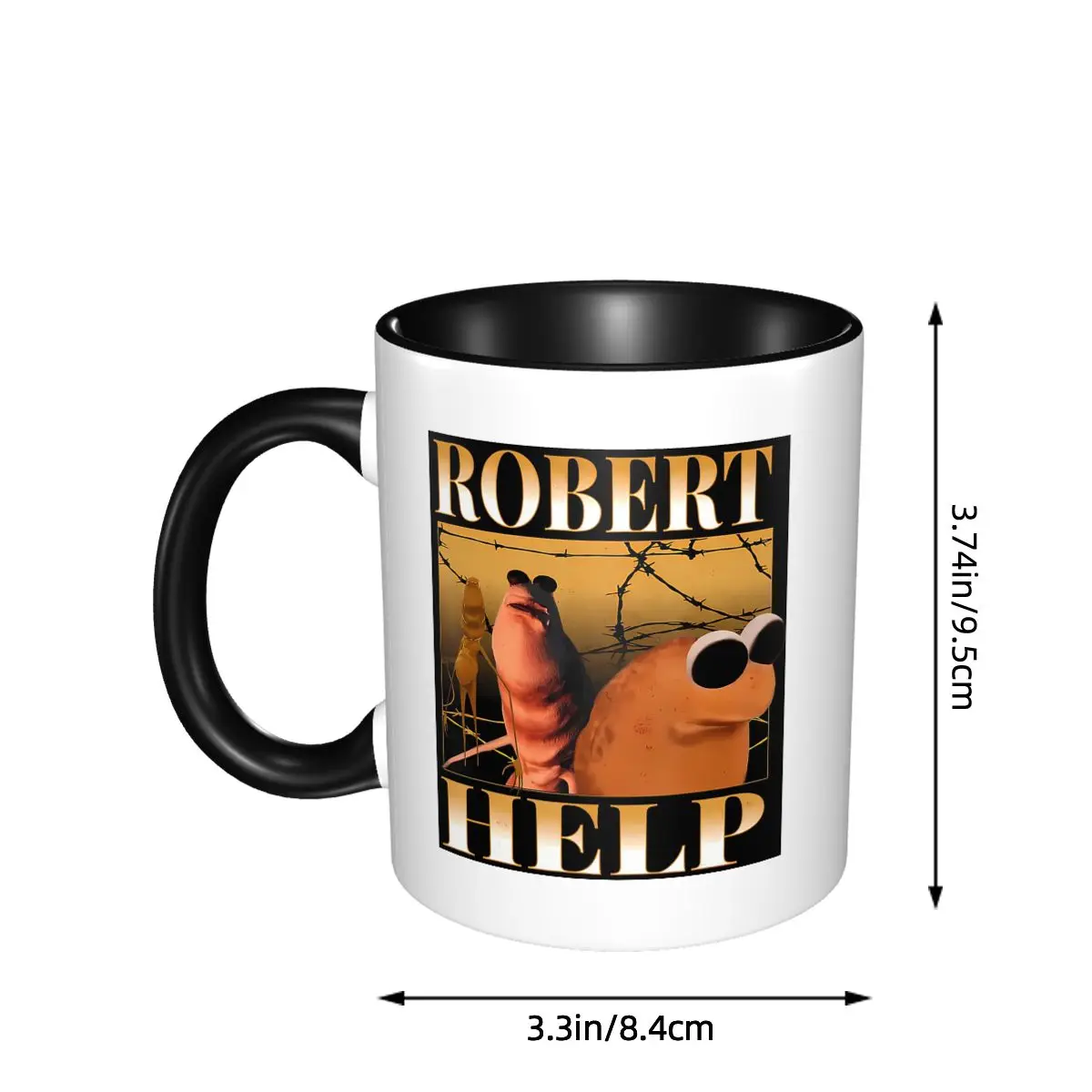 Mug Keramik Lucu Motif Marcus  - Coffee And Tea Quotes Funny ulasan dan harga