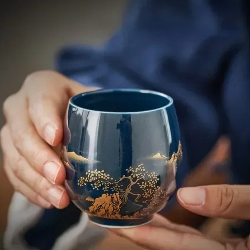 1pc Cangkir Teh Keramik Gaya J - Coffee Tea Set Up ulasan dan harga