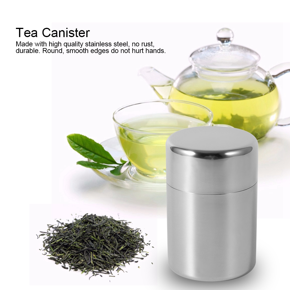 Kaleng daun teh Stainless Stee - Coffee Tea Leaf ulasan dan harga