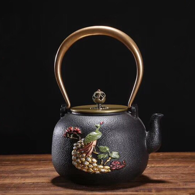 1.4 Teko Teh Jepang Seri Lukis - Cast Iron Teapot ulasan dan harga
