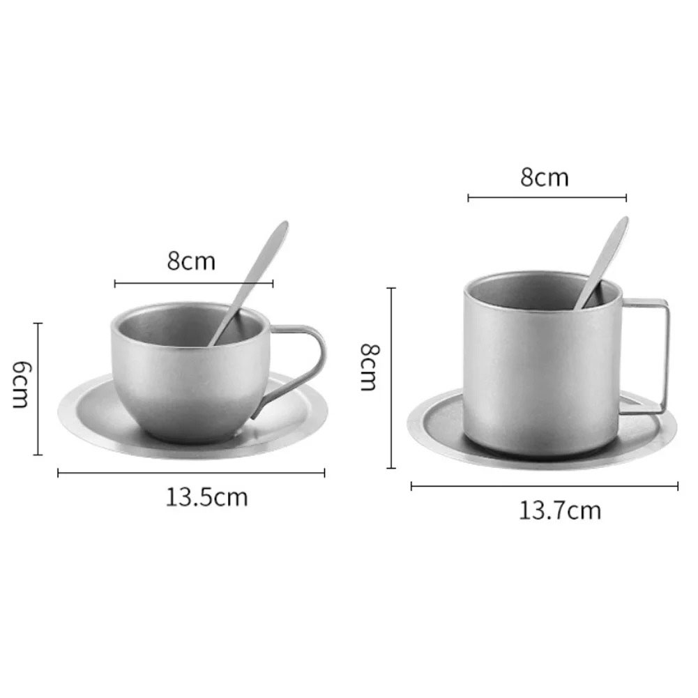 Cangkir Kopi Titanium Dinding  - Double Wall Mug ulasan dan harga
