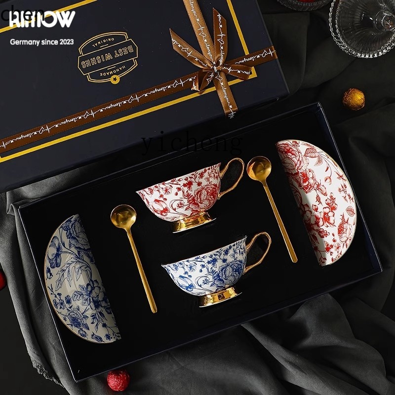 Cangkir kopi keramik HXL set t - Coffee Tea Gift Set ulasan dan harga