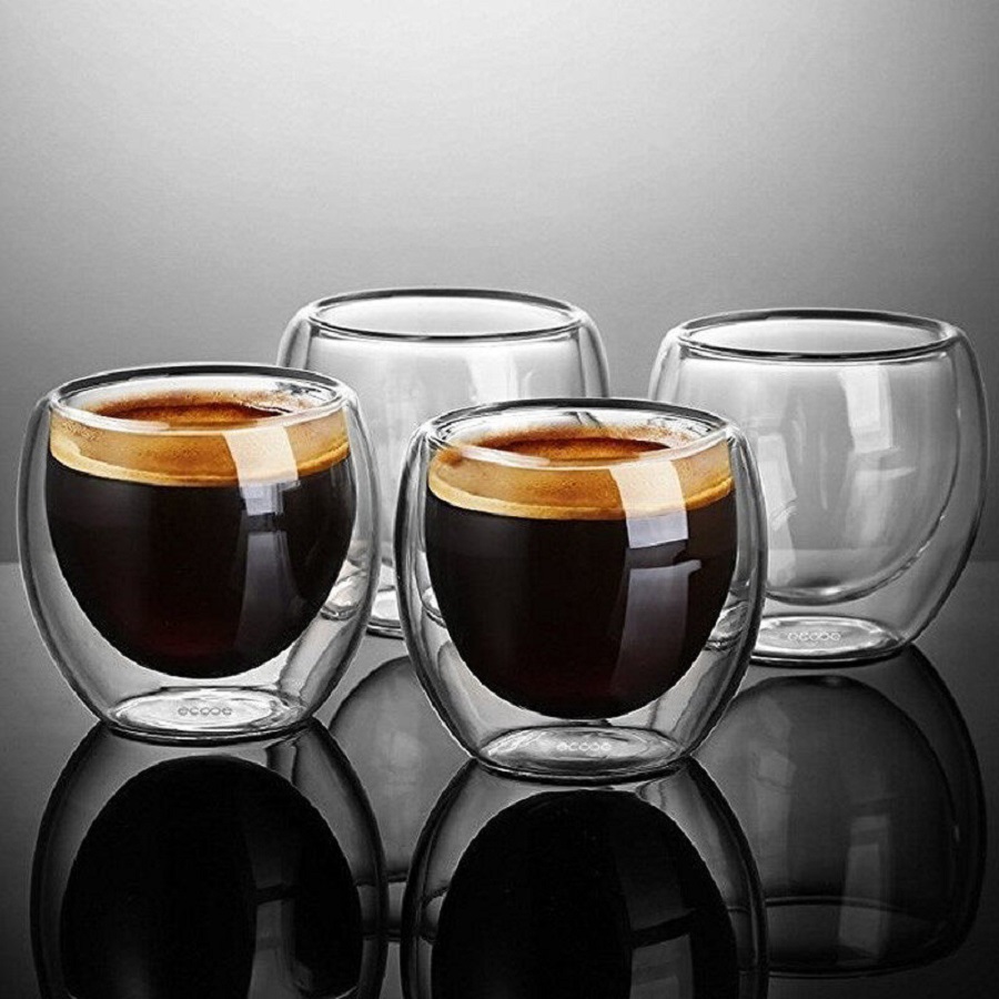 Cangkir kopi kaca berdinding g - Double Wall Mug ulasan dan harga