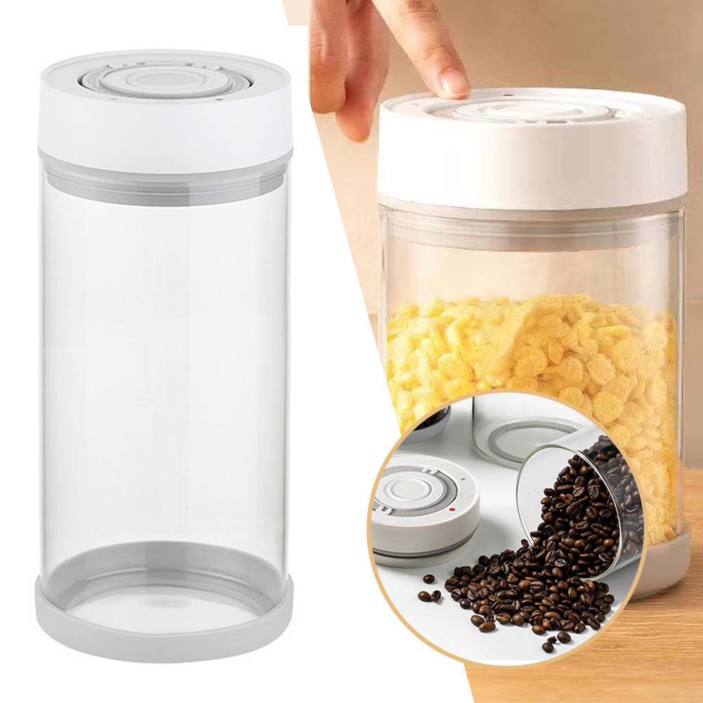 Kitchen Moisture-proof Glass C - Coffee Tea Containers ulasan dan harga