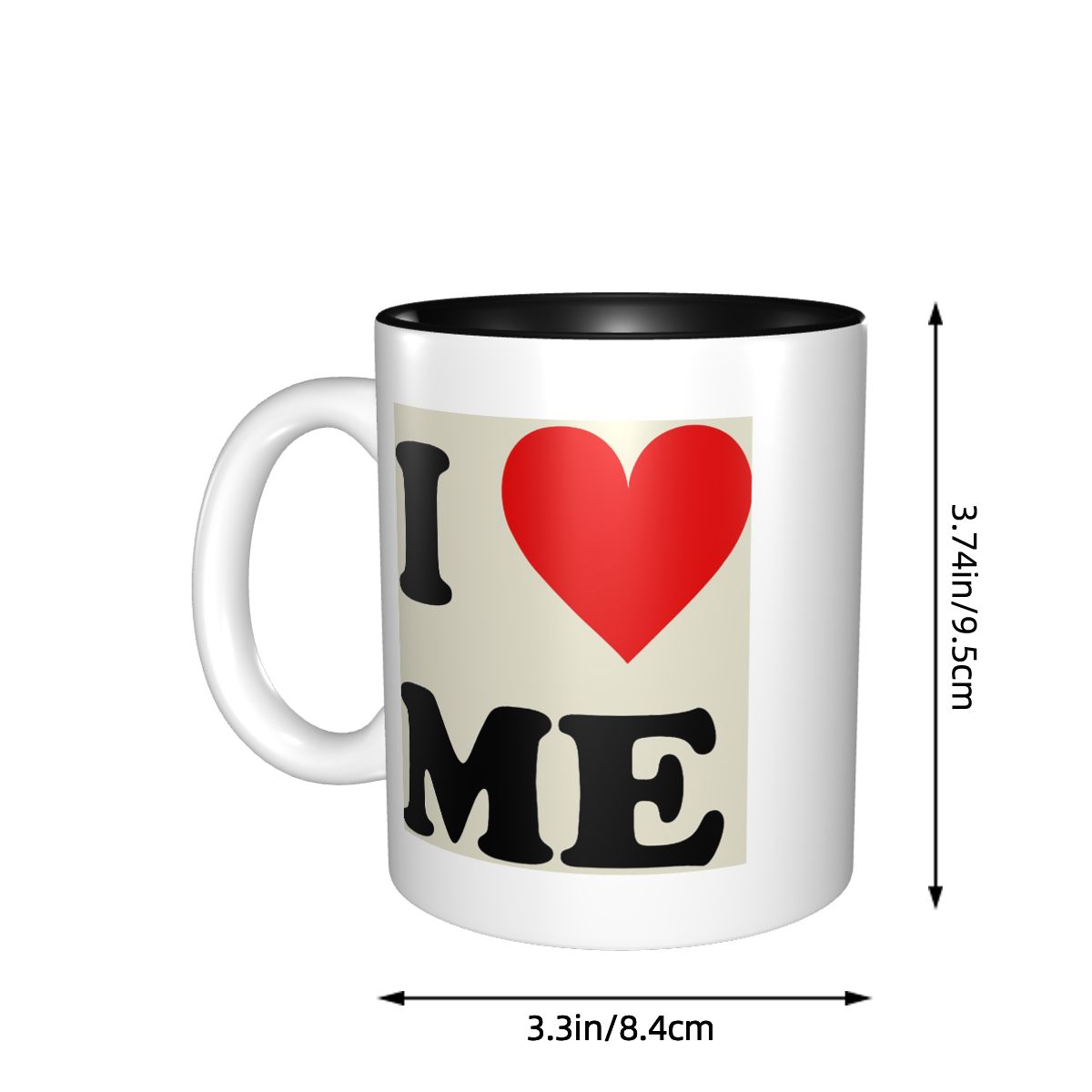 I Love Me Heart Mug Cangkir Ko - Coffee Tea You And Me ulasan dan harga