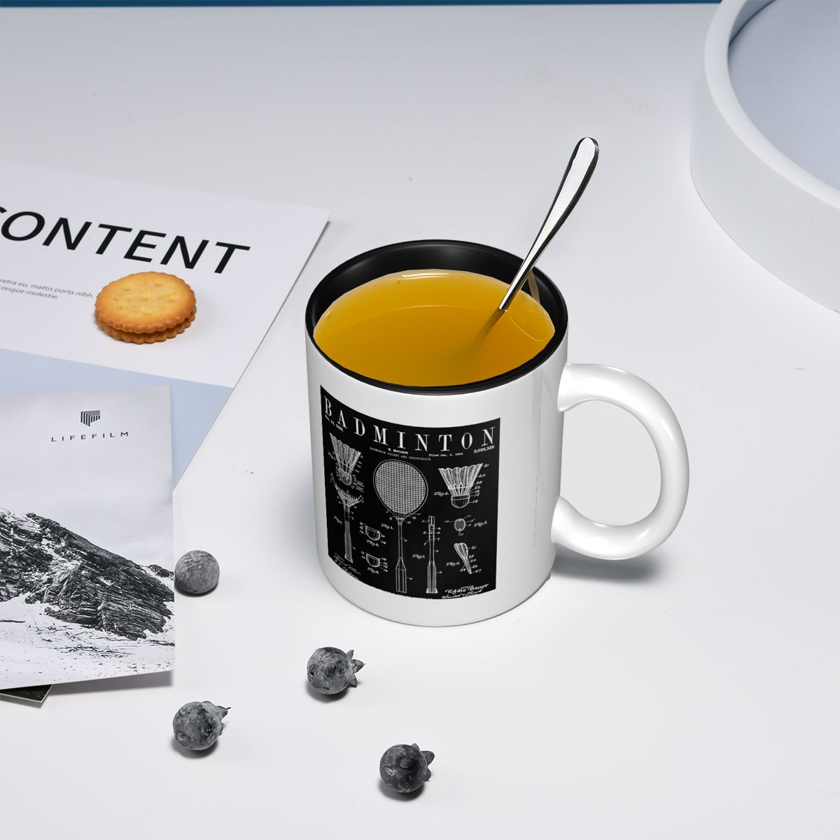 Mug Cetak Gambar Paten Antik B - Coffee Tea Drawing ulasan dan harga