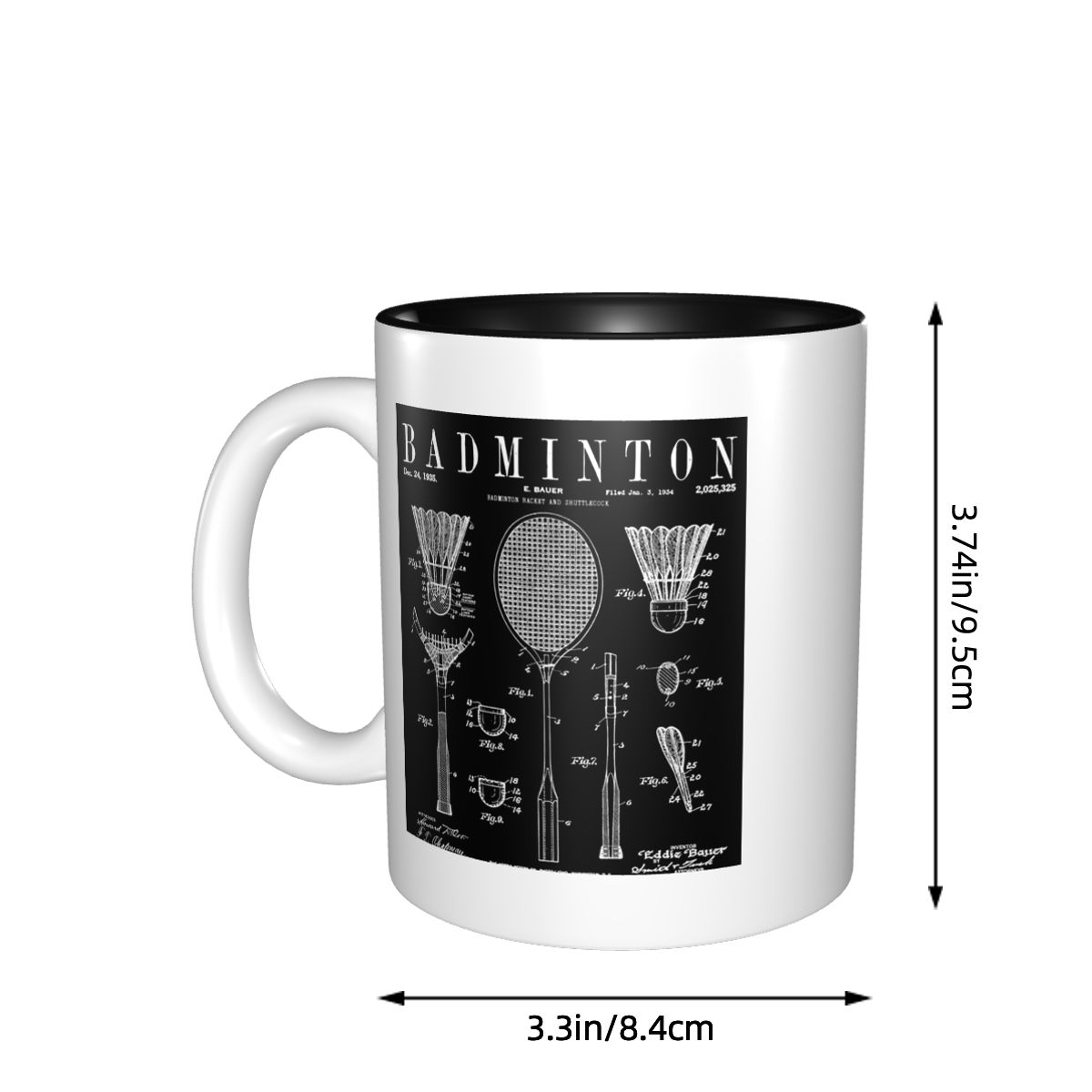 Mug Cetak Gambar Paten Antik B - Coffee Tea Drawing ulasan dan harga