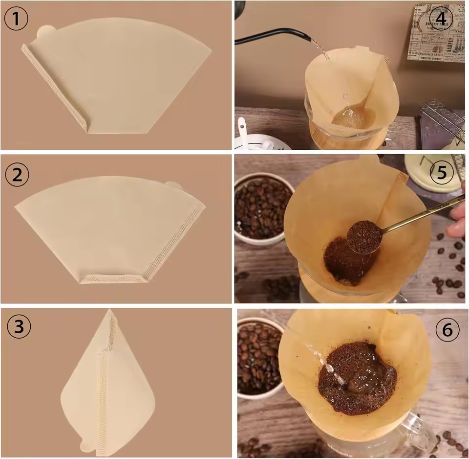 50pcs/set Filter Kopi Kertas P - Coffee Tea Bags ulasan dan harga