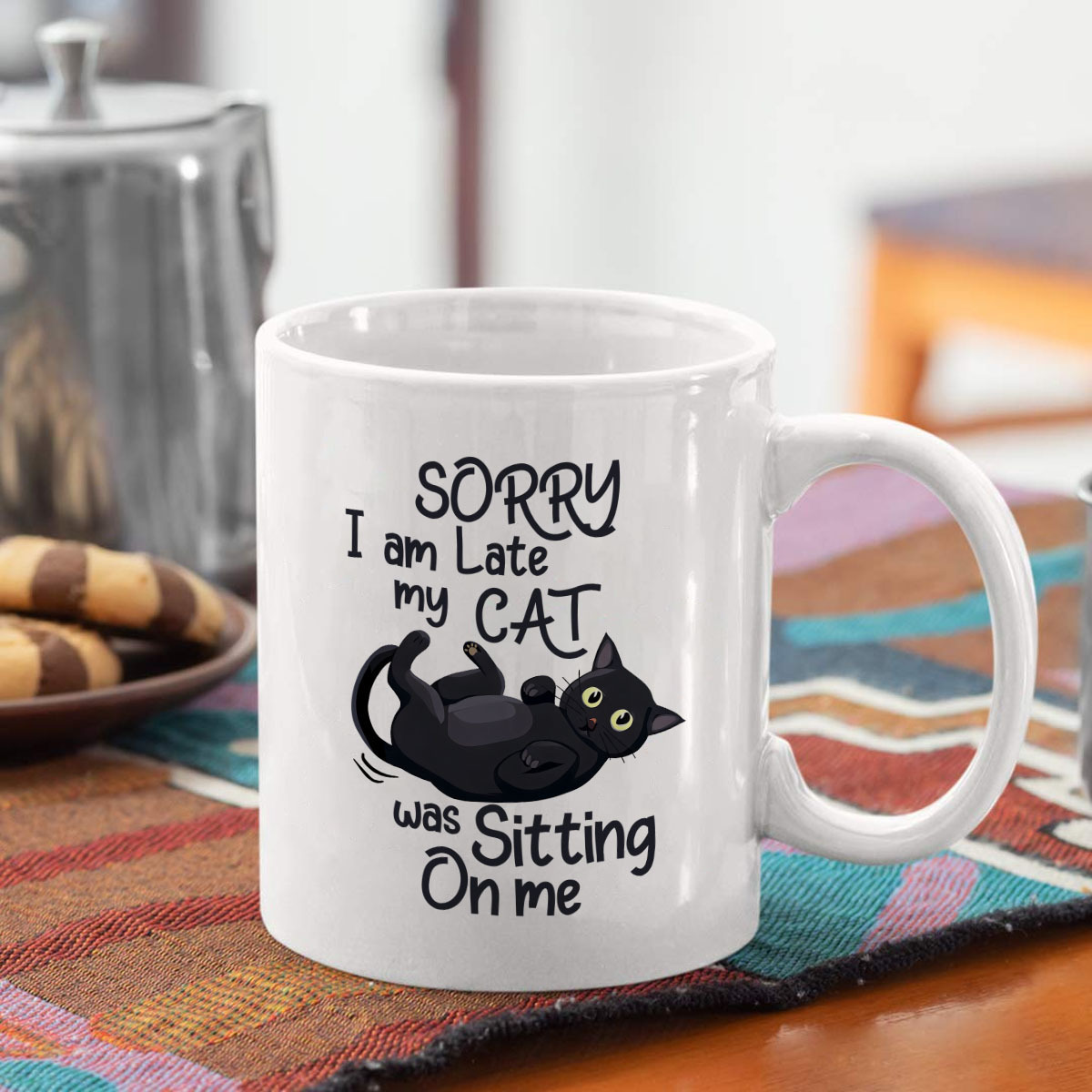 1 Mug Keramik Berbentuk Kucing - Coffee Tea You And Me ulasan dan harga