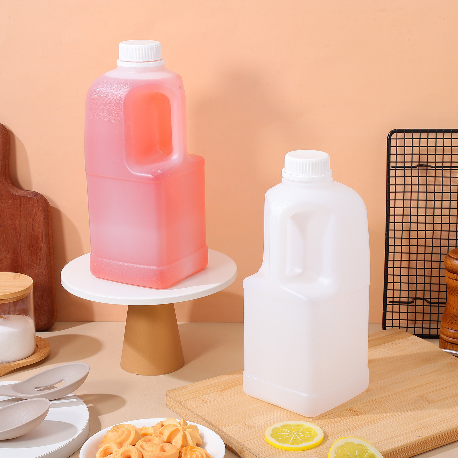 3 Buah Jug Penyimpanan Air Kap - Coffee Tea Containers ulasan dan harga