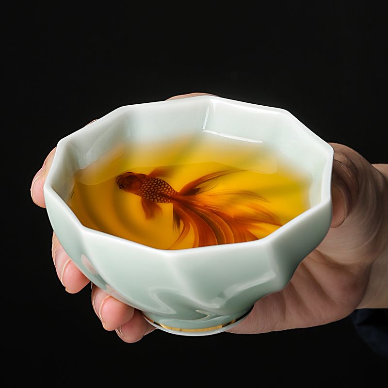 Cangkir Teh Celadon Kreatif Bu - Coffee Tea Set Up ulasan dan harga